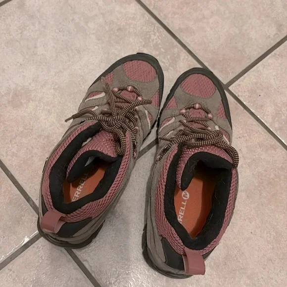 MERRELL Moab Hiking Shoe Boots Ankle High Top Women Size 9.5 - Picture 6 of 9
